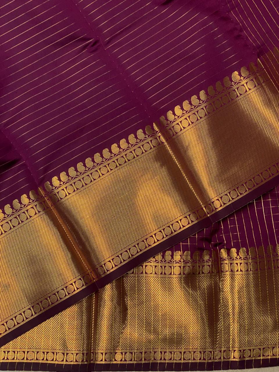 Wine banarasi silksaree - RUK2F