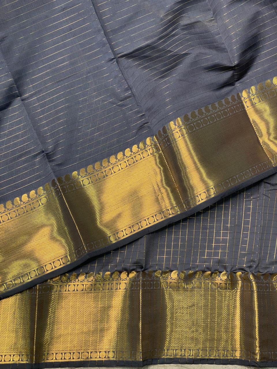 Grey banarasi silksaree - RUK2G