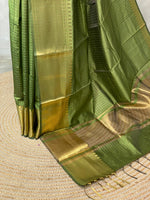 Green banarasi silksaree - RUK2H-IH