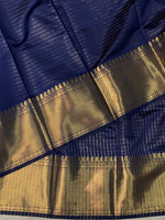 Navy Blue banarasi silksaree - RUK2I -IH