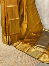 Golden Yellow banarasi silksaree - RUK2J