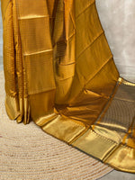 Golden Yellow banarasi silksaree - RUK2J