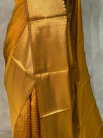 Golden Yellow banarasi silksaree - RUK2J