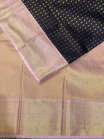 Brown and Pink kanchipuram silk saree- PSSR239