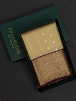 sandal and Purple kanchipuram silk saree- PSSR254