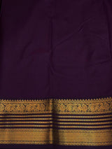 Pinkish Orange and violet kanchipuram silk saree- PSSR281