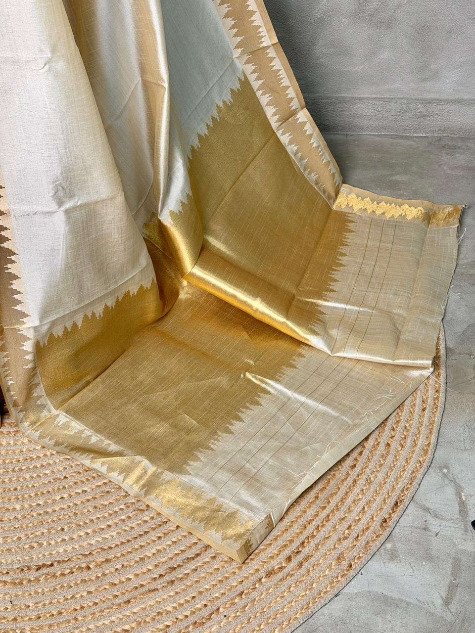 Semi Tussar Saree- ONAM26F