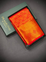 Red Bridal kanchipuram silk saree- PBRIDE2