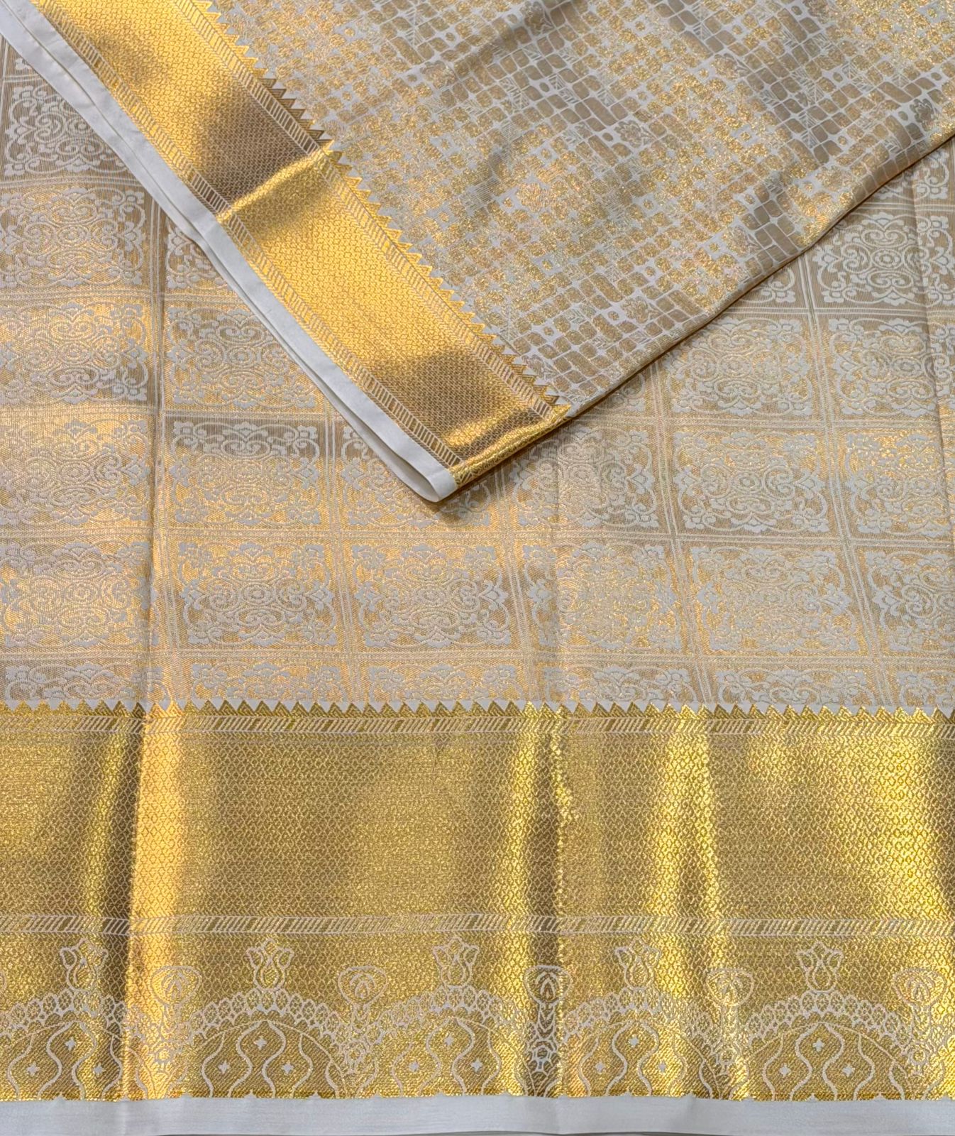 Sandal Bridal kanchipuram silk saree- PBRIDE8