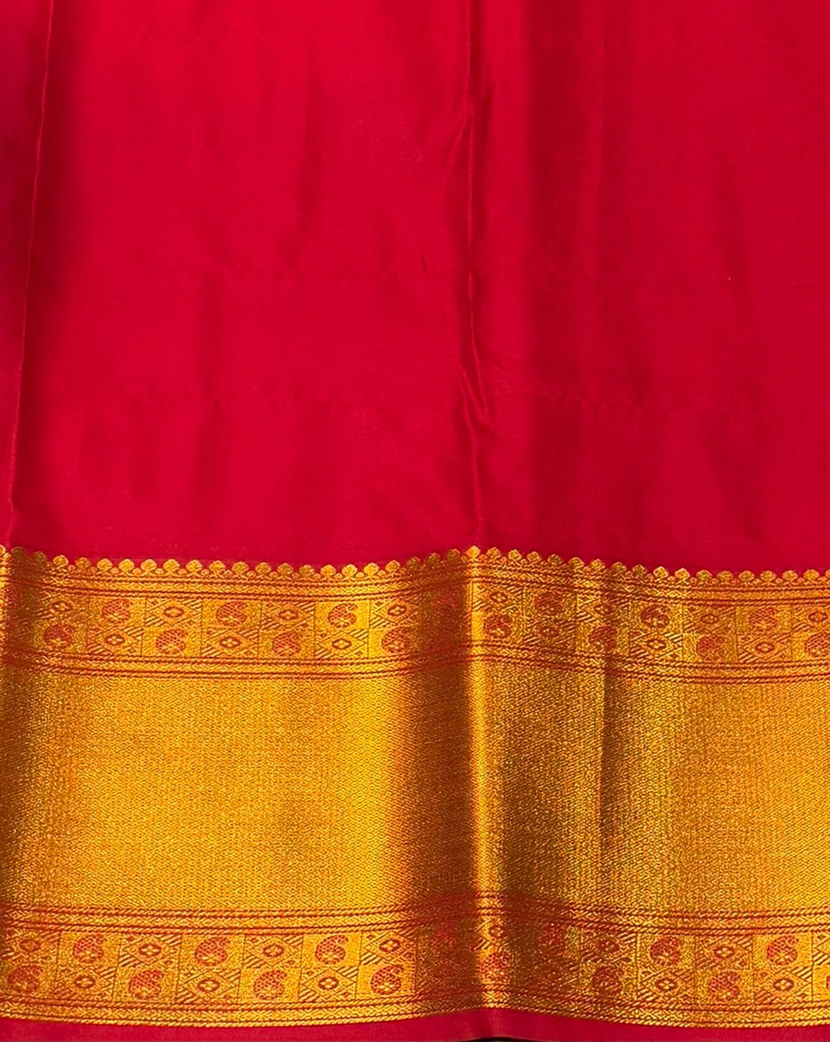 Red Bridal kanchipuram silk saree- PBRIDE10