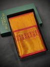 Maroon Bridal kanchipuram silk saree- PBRIDE15