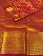 Maroon Bridal kanchipuram silk saree- PBRIDE17