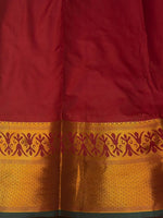 Maroon Bridal kanchipuram silk saree- PBRIDE19