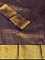 Deep Purple Bridal kanchipuram silk saree- PBRIDE20