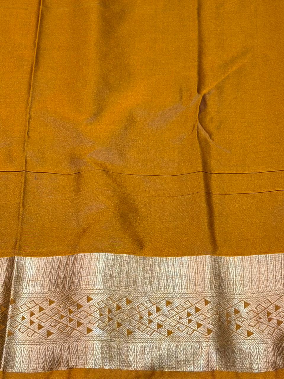 Blue and Yellow Bridal kanchipuram silk saree- PBRIDE23