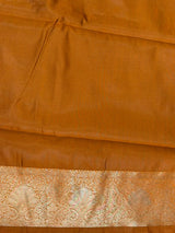 Black and Mustard Yellow silk saree - PBR24