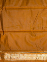 Black and mustard yellow silk saree - PDL3A