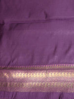 Black and Lavender silk saree - PDL3D