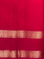Green and rani Pink kanchipuram silk saree- PSSR293