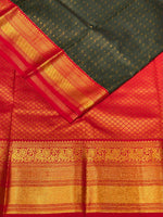 Green and Red kanchipuram silk saree- PSSR304