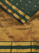 Dark Green kanchipuram silk saree- PSSR308