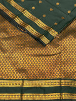 Dark Green kanchipuram silk saree- PSSR308
