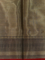 Brown Banarasi silk saree -PIH64