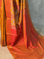 Mustard Yellow Soft Semi Tusser Saree - PSSU2E1