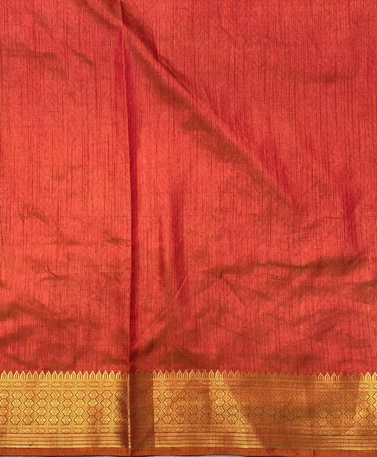 Mustard Yellow Soft Semi Tusser Saree - PSSU2E1