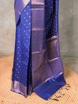 Blue Banarasi silk saree -PIH62