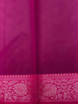 Wine and magenta Banarasi silk saree -LZ11B