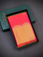 Peach kanchipuram silk saree- PSSR315