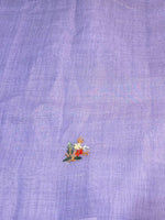 Lavender Tissue linen saree- PBR5C