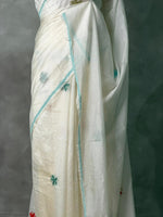 Off white Silk kotta saree saree- PBR8F