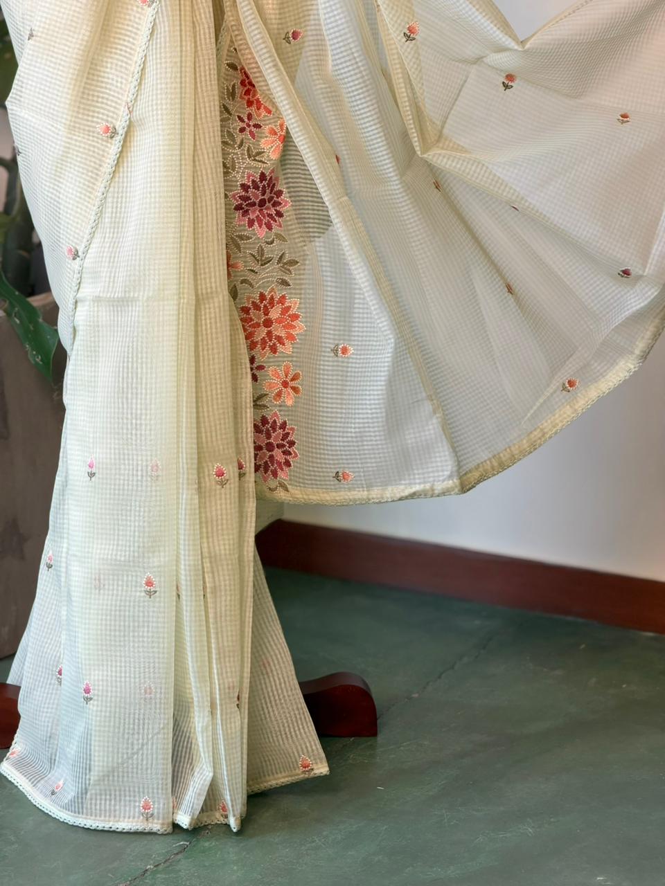 Pastal Green kotta saree saree- PBR8A