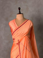 Peach Silk kotta saree saree- PBR8G