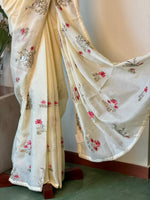Pastal Yellow kotta saree saree- PBR8D