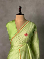 Green Silk kotta saree saree- PBR8I