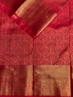 Pinkish Red Kanchipuram saree- PBRIDE40C