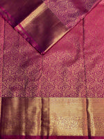Magenta Kanchipuram saree- PBRIDE40D