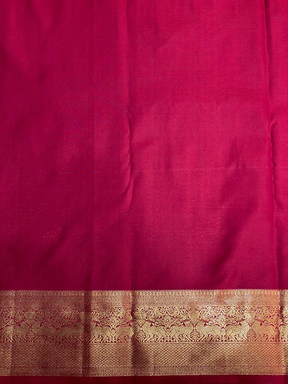 Pinkish Red Kanchipuram saree- PBRIDE41B