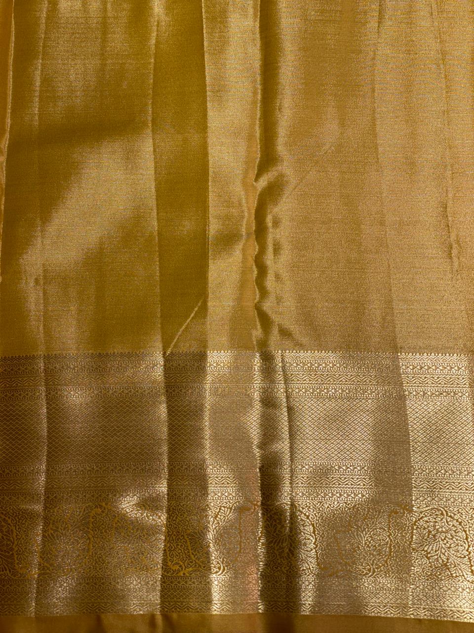 Gold Tissue Kanchipuram saree- PBRIDE44