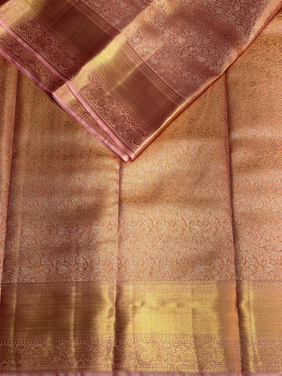 PinkTissue Kanchipuram saree- PBRIDE44A