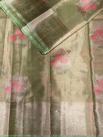 Pastal Green Tissue Meena Kanchipuram saree- PBRIDE46