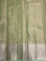 Pastal Green Tissue Meena Kanchipuram saree- PBRIDE46
