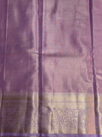 Lavender Tissue Meena Kanchipuram saree- PBRIDE46A