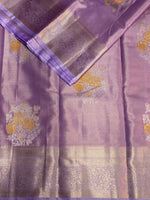 Lavender Tissue Meena Kanchipuram saree- PBRIDE46A