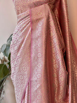 Pink Bridal banarasi silksaree -PBR9
