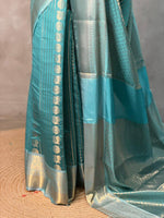 Blue banarasi silksaree -LZ8M