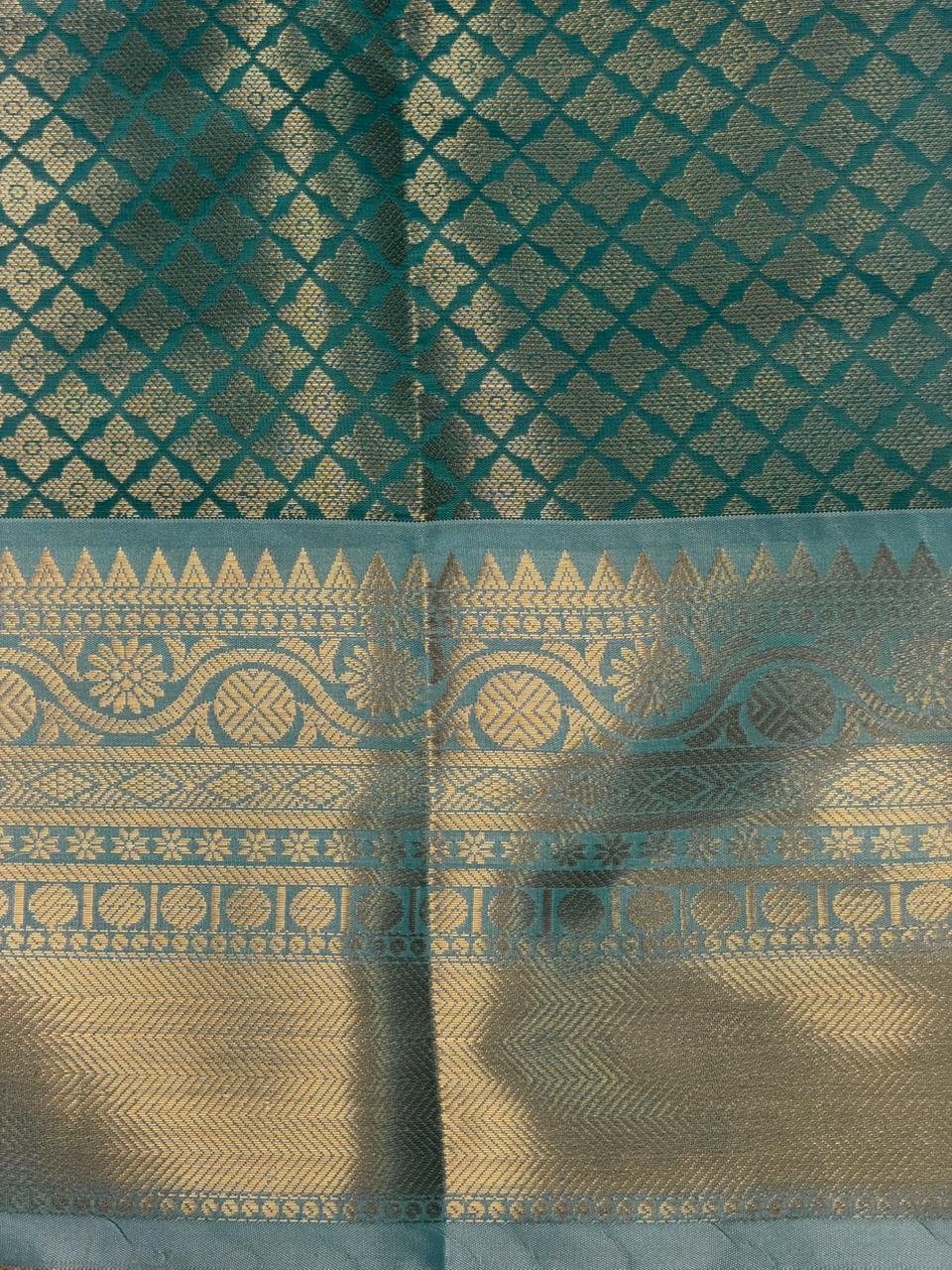 Blue banarasi silksaree -LZ8M